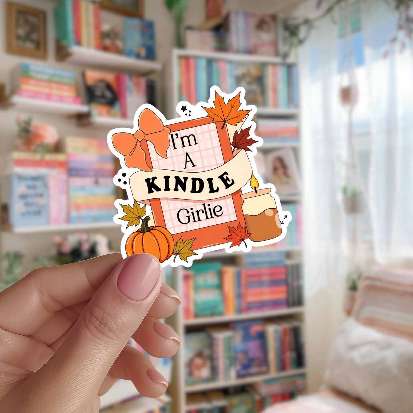 I’m a Kindle Girlie die cut