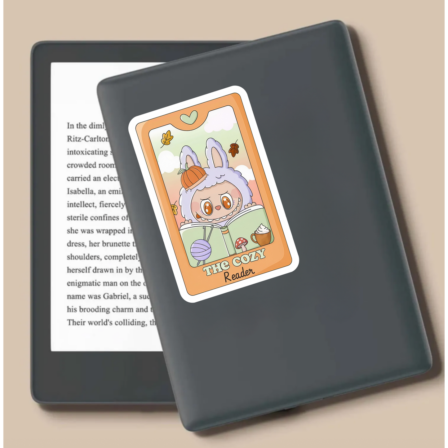 Labubu The Cozy Reader die cut