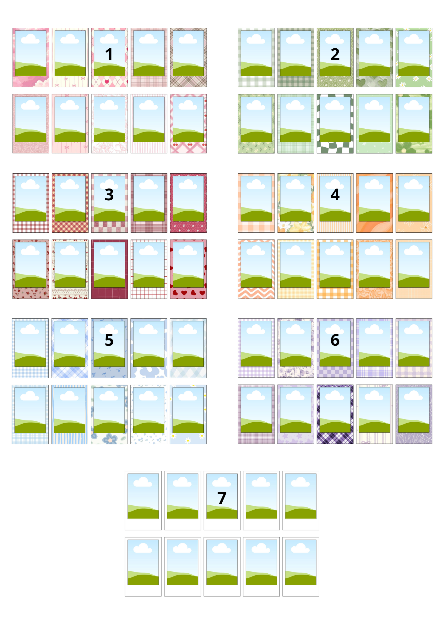 Instax mini set of 10