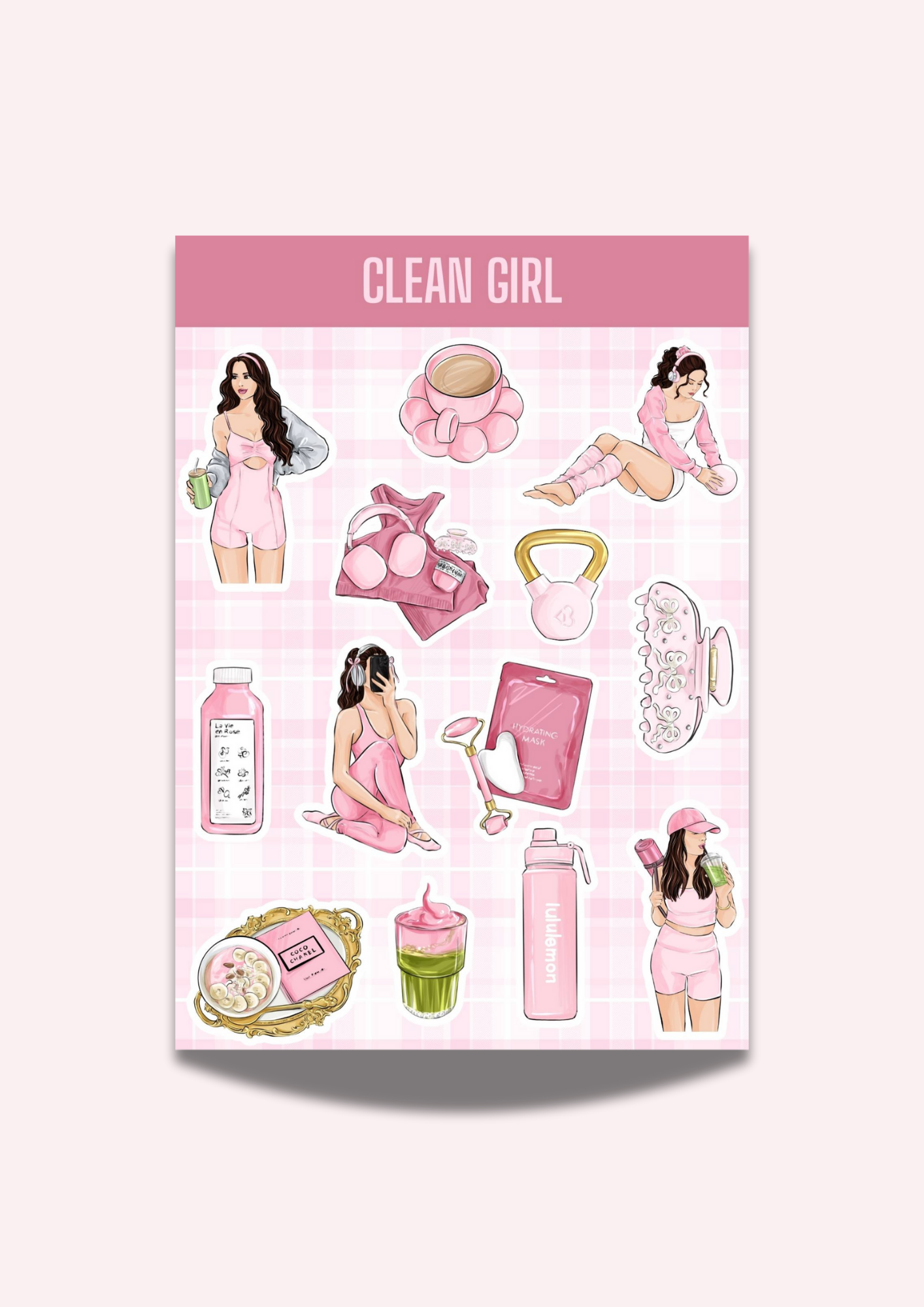 Clean Girl Sticker Sheet
