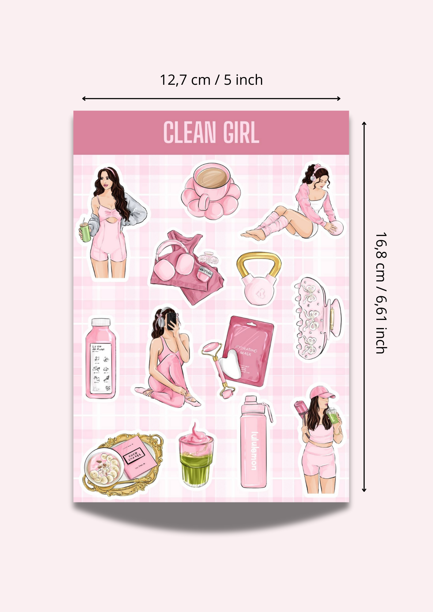 Clean Girl Sticker Sheet