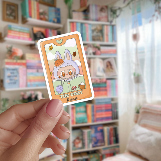 Labubu The Cozy Reader die cut