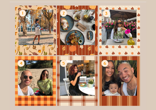 Photo magnets fall edition